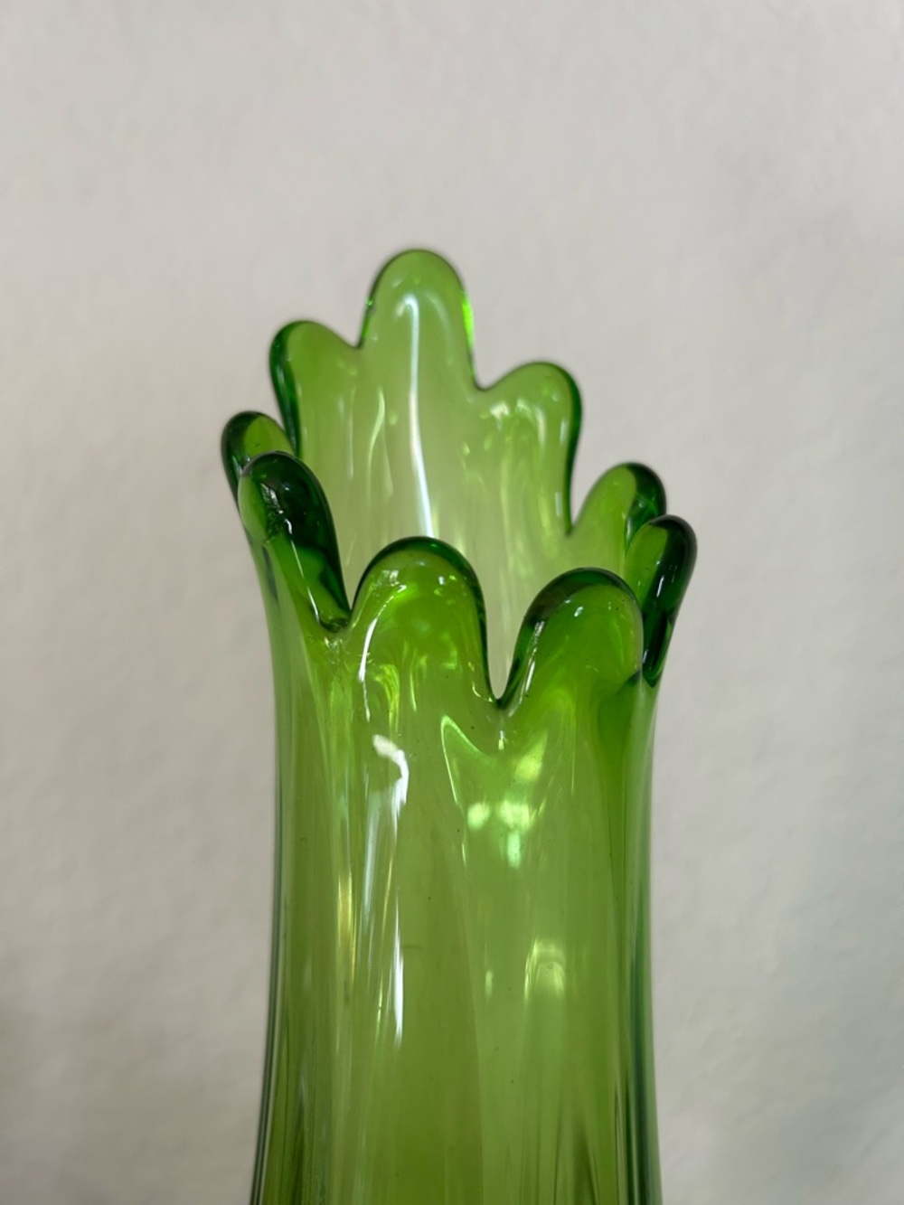 Green Decorative Glass Vase - Home Accents - Picture 3 of 4